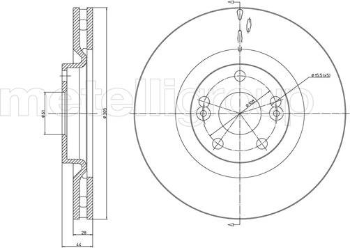 Cifam 800-678 - Тормозной диск autosila-amz.com