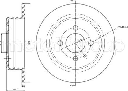 Cifam 800-084 - Тормозной диск autosila-amz.com