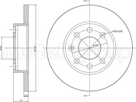 Cifam 800-080 - Тормозной диск autosila-amz.com