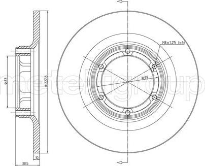 Cifam 800-026 - Тормозной диск autosila-amz.com