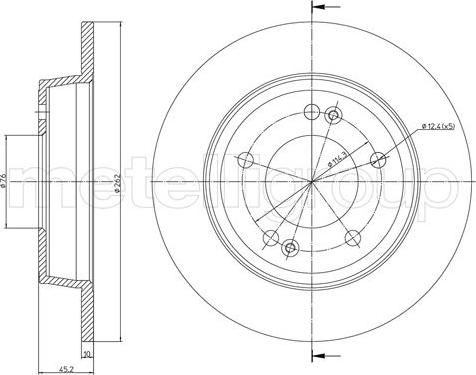 Cifam 800-1440C - Тормозной диск autosila-amz.com