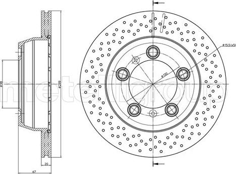 Cifam 800-1429FC - Тормозной диск autosila-amz.com