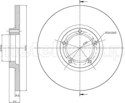 Cifam 800-163 - Тормозной диск autosila-amz.com