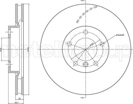 Cifam 800-1072C - Тормозной диск autosila-amz.com