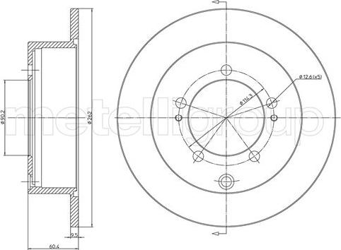 Cifam 800-1120C - Тормозной диск autosila-amz.com