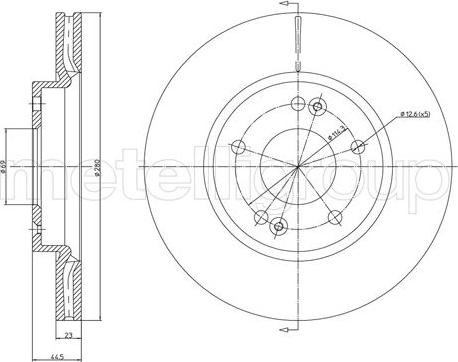 Cifam 800-1377C - Тормозной диск autosila-amz.com