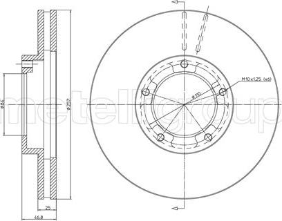 Cifam 800-716 - Тормозной диск autosila-amz.com