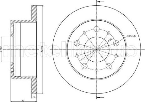 Cifam 800-732 - Тормозной диск autosila-amz.com