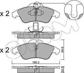 Sangsin Brake SP1273 - Тормозные колодки, дисковые, комплект autosila-amz.com