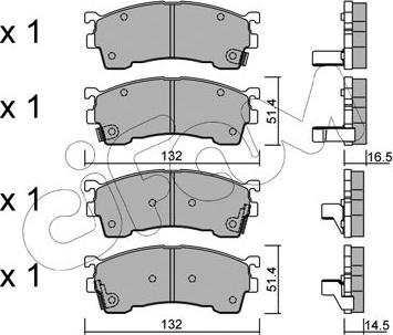 Japanparts JPA-385AF - Тормозные колодки, дисковые, комплект autosila-amz.com