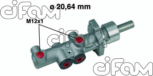 Cifam 202-404 - Главный тормозной цилиндр autosila-amz.com