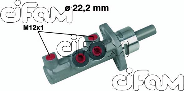 Cifam 202-403 - Главный тормозной цилиндр autosila-amz.com