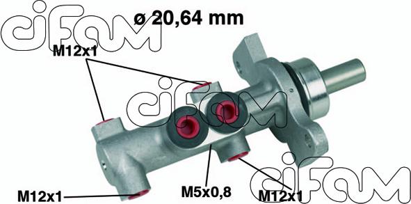 Cifam 202-422 - Главный тормозной цилиндр autosila-amz.com