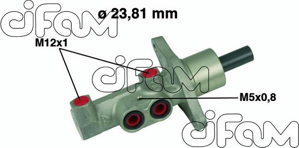 Cifam 202-475 - Главный тормозной цилиндр autosila-amz.com