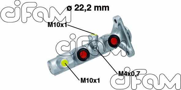 Cifam 202-591 - Главный тормозной цилиндр autosila-amz.com