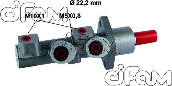 Cifam 202-506 - Главный тормозной цилиндр autosila-amz.com