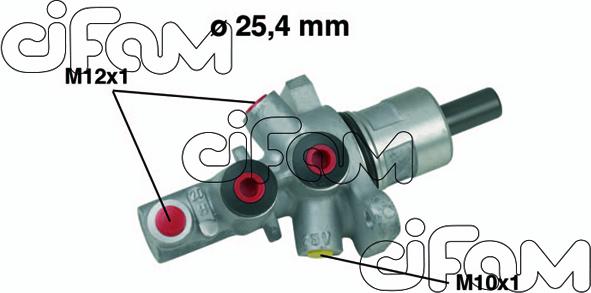 Cifam 202-517 - Главный тормозной цилиндр autosila-amz.com