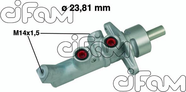 Cifam 202-648 - Главный тормозной цилиндр autosila-amz.com