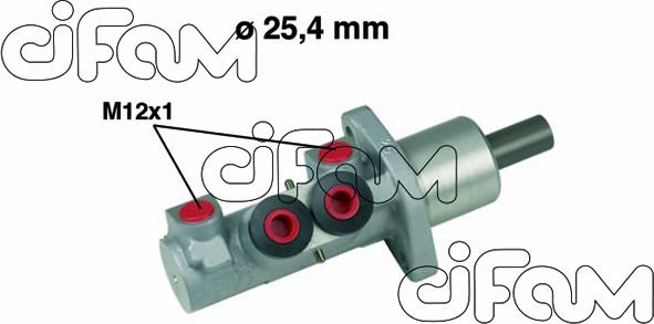 Cifam 202-606 - Главный тормозной цилиндр autosila-amz.com
