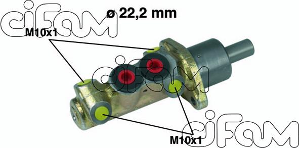 Cifam 202-196 - Главный тормозной цилиндр autosila-amz.com