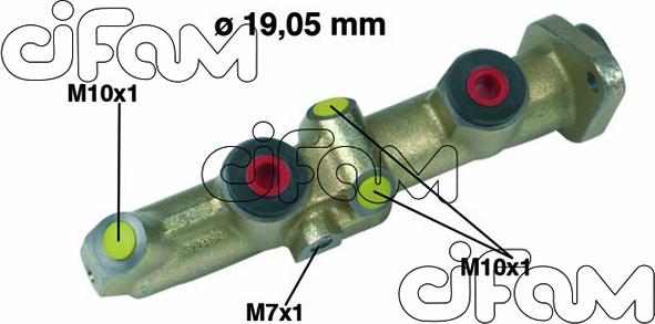 Cifam 202-155 - Главный тормозной цилиндр autosila-amz.com