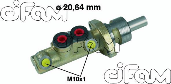 Cifam 202-156 - Главный тормозной цилиндр autosila-amz.com