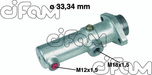 Cifam 202-157 - Главный тормозной цилиндр autosila-amz.com