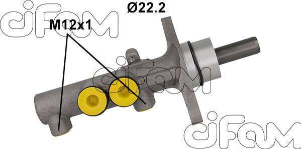 Cifam 202-1186 - Главный тормозной цилиндр autosila-amz.com