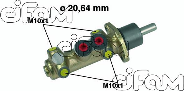 Cifam 202-300 - Главный тормозной цилиндр autosila-amz.com