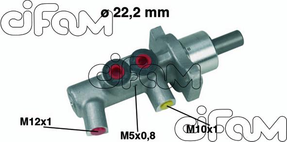 Cifam 202-383 - Главный тормозной цилиндр autosila-amz.com