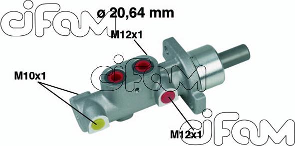 Cifam 202-296 - Главный тормозной цилиндр autosila-amz.com