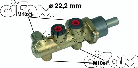 Cifam 202-217 - Главный тормозной цилиндр autosila-amz.com