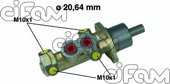 Cifam 202-232 - Главный тормозной цилиндр autosila-amz.com