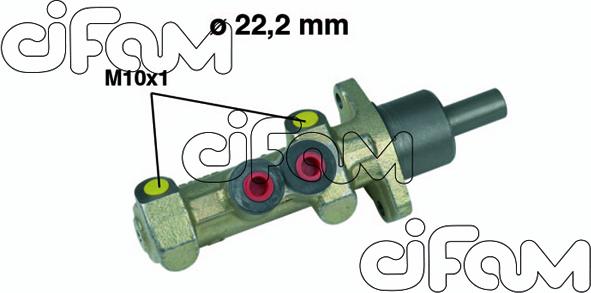 Cifam 202-227 - Главный тормозной цилиндр autosila-amz.com