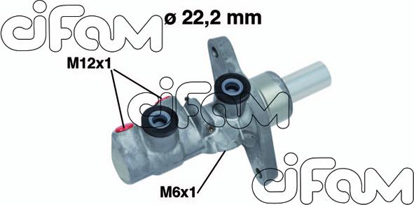 Cifam 202743 - Главный тормозной цилиндр autosila-amz.com