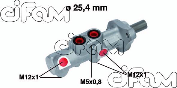 Cifam 202-756 - Главный тормозной цилиндр autosila-amz.com