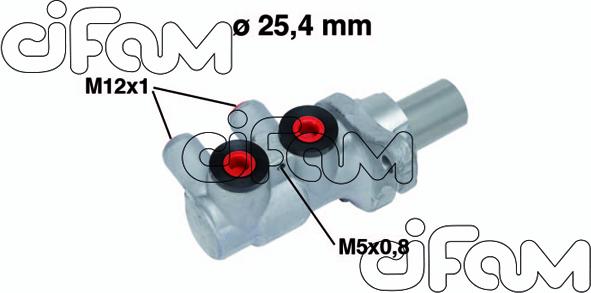 Cifam 202-716 - Главный тормозной цилиндр autosila-amz.com
