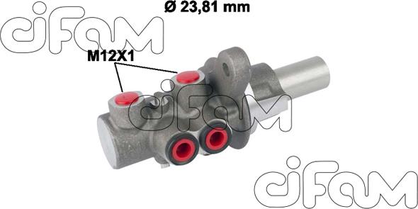 Cifam 202-779 - Главный тормозной цилиндр autosila-amz.com