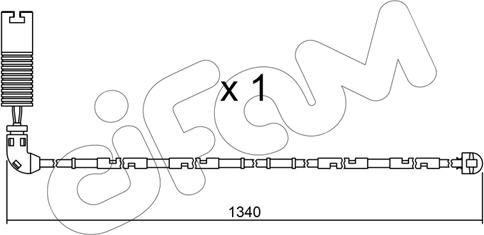 Cifam SU.113 - Сигнализатор, износ тормозных колодок autosila-amz.com