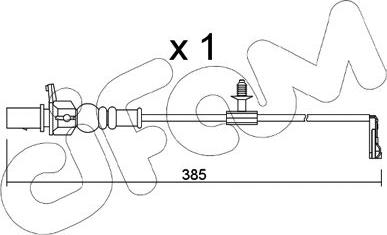 Cifam SU.348 - Сигнализатор, износ тормозных колодок autosila-amz.com