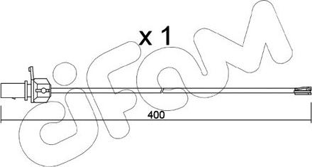 Cifam SU.347 - Сигнализатор, износ тормозных колодок autosila-amz.com