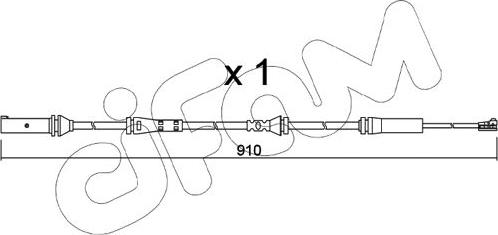 Cifam SU.350 - Сигнализатор, износ тормозных колодок autosila-amz.com