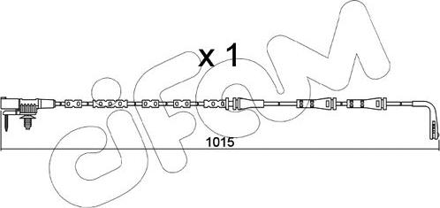 Cifam SU.357 - Сигнализатор, износ тормозных колодок autosila-amz.com