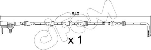 Cifam SU.383 - Сигнализатор, износ тормозных колодок autosila-amz.com