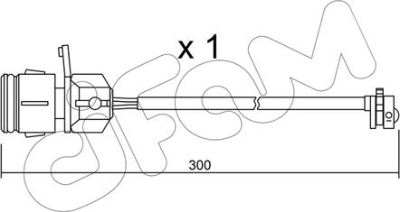 Cifam SU.249 - Сигнализатор, износ тормозных колодок autosila-amz.com