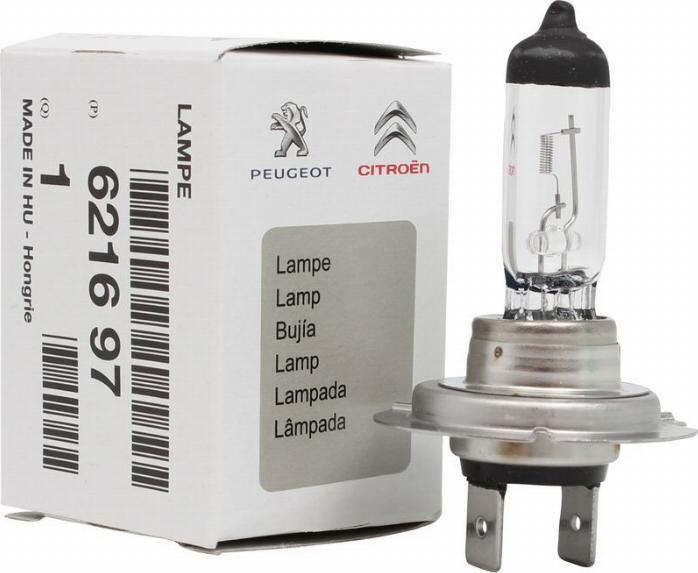 CITROËN 6216.97 - Лампа накаливания, фара с автоматической системой стабилизации autosila-amz.com