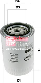 Clean Filters DA 990 - Фильтр охлаждающей жидкости autosila-amz.com
