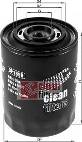 Clean Filters DF1898 - Масляный фильтр autosila-amz.com