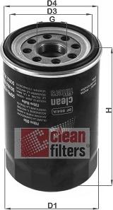 Clean Filters DF 864/A - Масляный фильтр autosila-amz.com