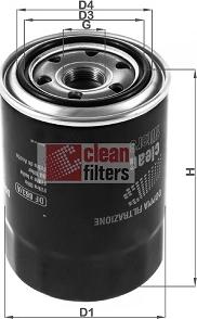 Clean Filters DF 863/A - Масляный фильтр autosila-amz.com
